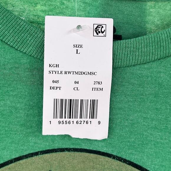 Star Wars Women's Din Grogu Green "I'm All Ears" Tee Shirt Size L. NEW - Picture 5 of 5